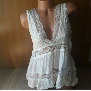 Free People lace tank